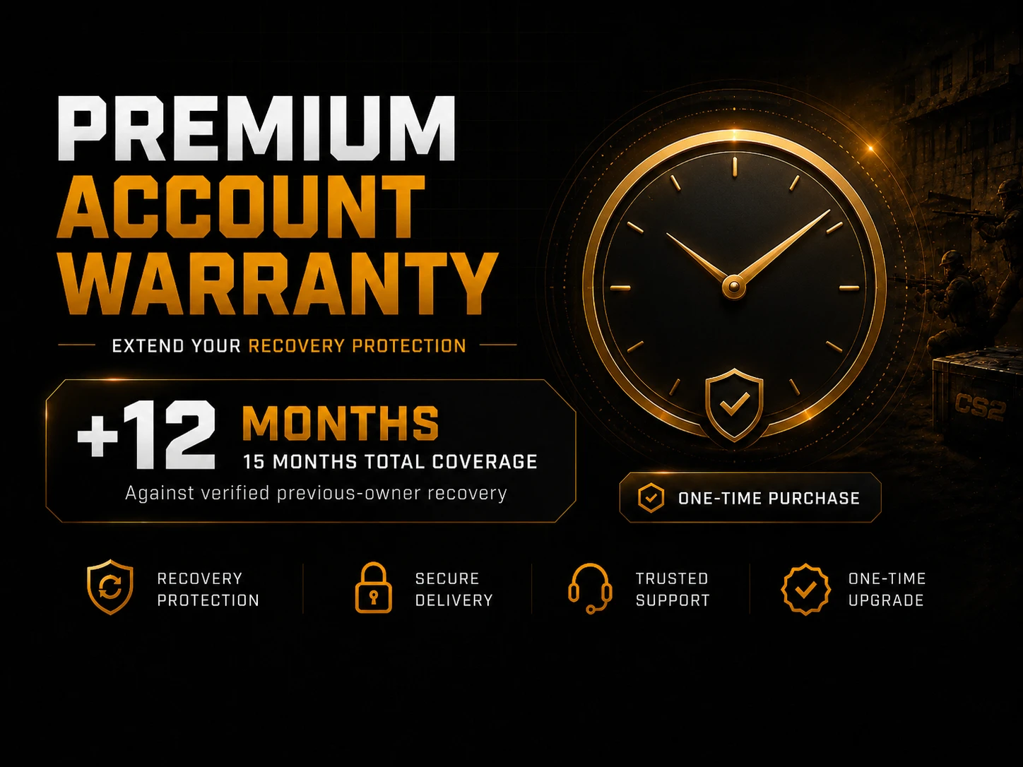 Premium Account Warranty